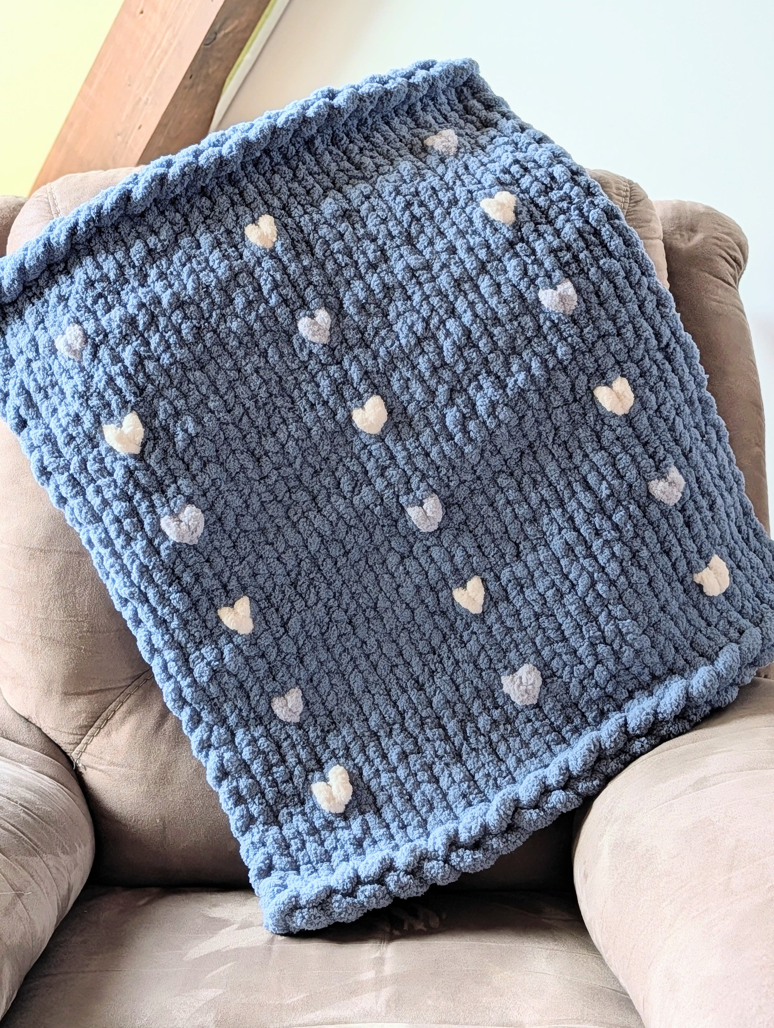 Heart Baby Blanket